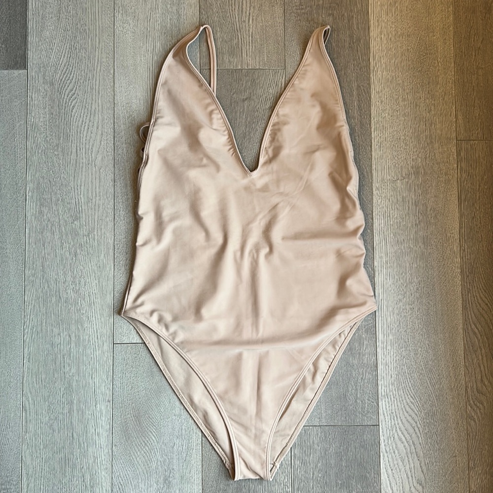 Nude One Piece Swimsuit